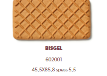 Μπισκότο ΦΛΟΙΟΣ ΛΕΥΚΟ 4.5x 8.5x 5.5mm BISGEL- MONTEBIANCO (4.8kg)